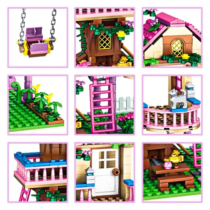 Friends%20City%20Tree%20House%20Summer%20Holiday%20Villa%20Castle%20Building%20Blocks%20Sets%20Garden%20Model%20DIY%20Toys%20Kids%20Girl%20Boy%20Child%20Birthday%20%20-%20Image%205