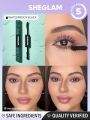 SHEGLAM 2 In 1 Black Volume and Length Waterproof Mascara Long Lasting Dual-Ended Tubing Eye Makeup. 