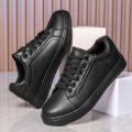 Leather Men Shoes Sneakers Trend Casual Shoe Breathable Leisure Male Sneakers Non-slip Footwear Men Vulcanized Shoes. 