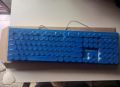 Blue Round Keys Normal Keyboard - Non Mechanical No LED. 