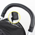 Baby Stroller Leather Handle Covers Trolley Armrest Protective Case Baby Cart Zipper Protector Cover Pushchair Accessories. 