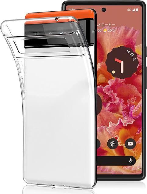Google Pixel 6 Pro Flexible Clear Transparent Soft TPU Back Case Cover ...