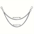 Hip-Hop Waist Chain Punk Style Metal Fashion Jeans Chain Accessories Pendant Versatile Pants Chain Key chain.