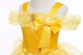 2026 Kid England Style Belle Deluxe Princess Costume Carnival Apparel Birthday Party Carnival Beauty and Beast Cosplay Dress. 