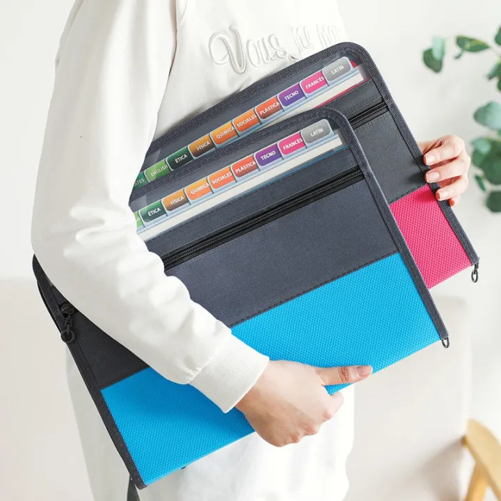 Accordion%20File%20Organizer%20with%20Safe%20Zipper,%2013%20Pocket%20Expanding%20File%20Folder%20with%20Front%20Pencil%20Pouch,%20%20School%20Office%20Supplies%20-%20Image%203