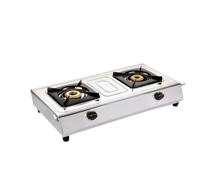 Stainless Steel 2 Burner Gas Stove