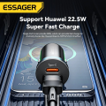 Essager 30W 5A QC 4.0 PD 3.0 USB Car Charger Quick Charge4.0 USB Type C Car Fast Charging For iPhone 12 13 Huawei Samsung Xiaomi.