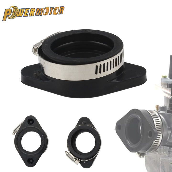 Motorcycle Carburetor Adapter Inlet Intake Pipe Rubber Mat For PWK 28 ...
