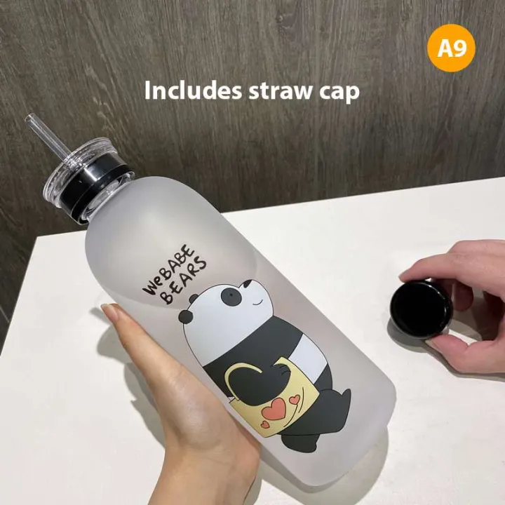 Panda%20Transparent%20Water%20Bottles%20With%20Straw%20%20Large%20Capacity%20Drinking%20Utensils%201000ml%20-%20Image%204