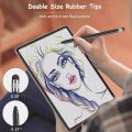 Universal Touch Pen For iPad Android Smart Phone Android Stylus For Tablet Pencil Capacitive Stylus Double Dual Silicone Head.
