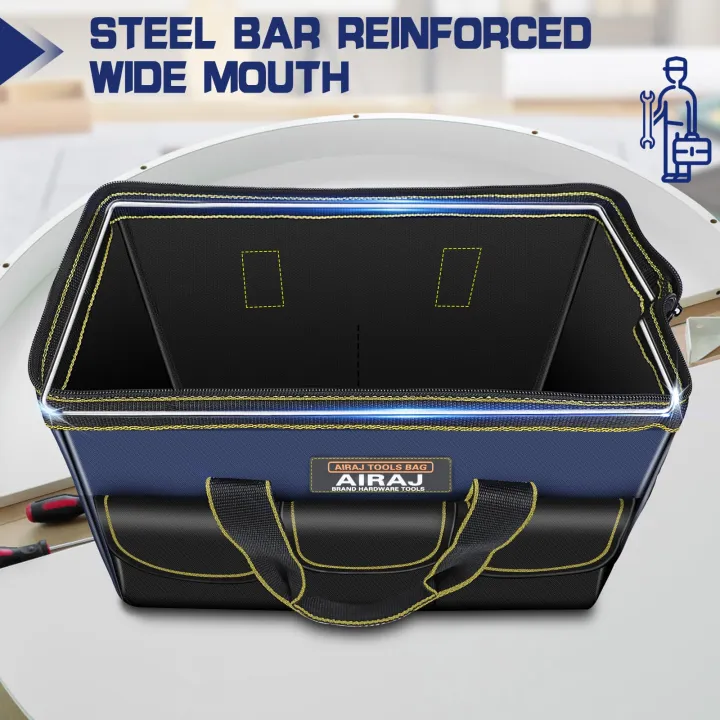 AIRAJ%2013/16/18inch%20Multifunctional%20Tool%20Bag%20Oxford%20Cloth%20Electrical%20Bag%20Waterproof%20and%20Wear-Resistant%20Large%20Capacity%20Storage%20Bag%20-%20Image%205