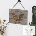 YOMDID 1pc Butterfly Flower DIY Graffiti Template Reusable Butterfly Pattern Painting Hollow Decoration Stencil Craft Supplies.