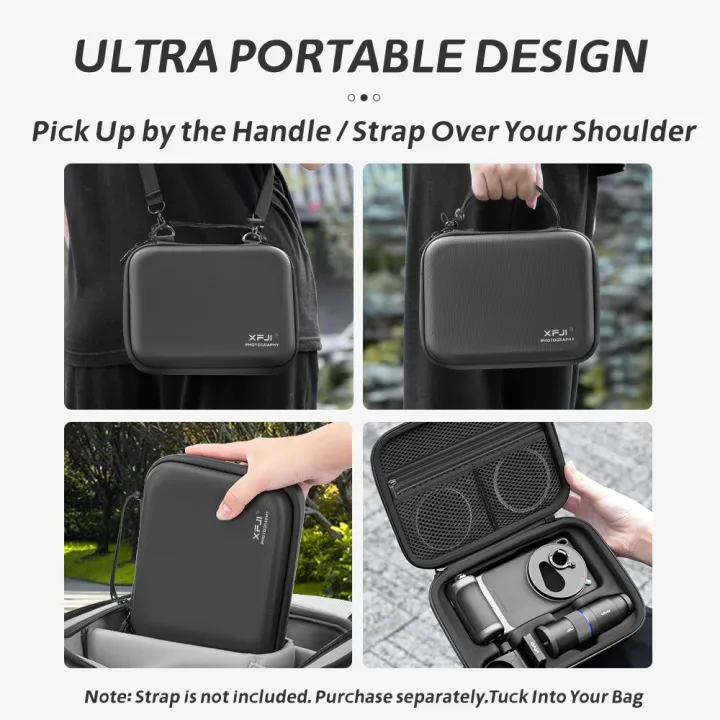 XFJI%20Storage%20Bag%20Case%20PU%20Leather%20Drop-resistant%20Hard%20Shell%20Handbag%20for%20%20X200%20Ultra%20Photographer's%20Kit%20Protective%20Accessories%20-%20Image%204
