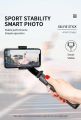 L08 handheld gimbal stabilizer tripod with selfie stick remote shutter adjustable height 30-86 cm foldable weight. 