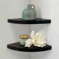 Wall Mounted Floating Corner Storage Shelves wall racks wooden piece wall decoration shelves. 