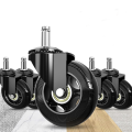 5PCS Swivel  Caster Wheels 3 Inch Office Chair Caster Wheels Replacement 60KG Soft Safe Rollerblade Style Caster. 