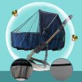 Baby Stroller Supplies, Full Face Mosquito Cover, Mosquito Net, Super Durable, Breathable, Insect Proof Dust-proof Stroller Mesh.