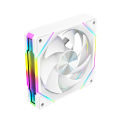ICE Whale PRISM 5GT Case Fan 120mm 5V 3Pin ARGB Cyclic Mirror Light Effect PWM 1800RPM Cooling Fan Motherboard Lighting Sync. 