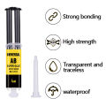 4/25ml Epoxy Resin AB Glue Waterproof Instant Fast Adhesive Repair Strong Super Liquid Glue For Wood Plastic Metal Glue Welding. 