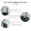 ORIA Combination Padlock 1PCS Password Locks 4 Digit Waterproof Outdoor Lock For Door Suitcase Bag Package Cabinet Locker Window. 