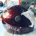 Pure Fiber Eagle Helmet available in Red Colour, Small Size. 