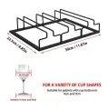 【Cp】 stainless steel wine glass hanger, stainless wine glass rack Holder. 