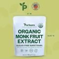 Organic Monk Fruit Extract 125g (4.41oz) 400 Servings, No Fillers Sugar Free Natural Sweetener Sugar Substitute, Paleo & Keto Friendly Zero Calories & Carbs, 100% Pure Monk Fruit Sweetener by PuriSure. 