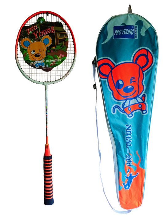 Badminto Racket Pro Young Nihal 200 with Wonderful Grip-1p