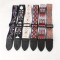The guitar strap is fashionable and versatile. It features geometric patterns and ethnic styles.