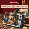 12 Inch Phone Screen Magnifier Enlarged Expand Stand Phone Holder HD Video Amplifier Eyes Protection Retro TV Box For Iphone. 