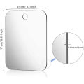Acrylic Anti Fog Mirror With Wall Suction Shower Mirror For Man Shaving Women Makeup Portable Travel Bathroom Accessories.