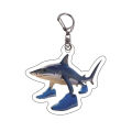 Creative Italian Brainrot Animals Keychains Funny Sigma Skibidi Rizz Cat Silly Meme Keyrings Fans Gifts 2D Flat Acrylic. 