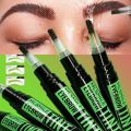 Rotating Liquid Eyebrow Dye Tint Brush Pencil Long Lasting Coloring Eyebrow Tattoo Waterproof Makeup Eyebrow Cream Stencil Kit.