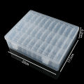 Bead Organizer Box 12/24/30Pcs Small Clear Plastic Bead Storage Containers with Hinged Lid for Storage Crafts Jewelry Organizer. 