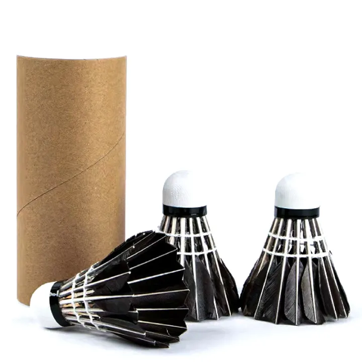 3/6/12pcs%20Professional%20Badminton%20Shuttlecock%20Black%20Goose%20Feather%20Badminton%20Shuttlecock%20Training%20Sport%20Badminton%20Ball%20-%20Image%202