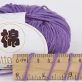100% Cotton Yarn Soft Combed Hand Knitting Crochet Natural Pure Color Thread Smooth Yarn 50g 125m/137yd 1pcs. 