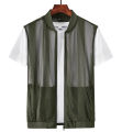 Summer Mesh Quick-Drying Vests Male Breathable Multi-pocket Mountain Climbing Fishing Vest Work Sleeveless Jacket Men Clothing.
