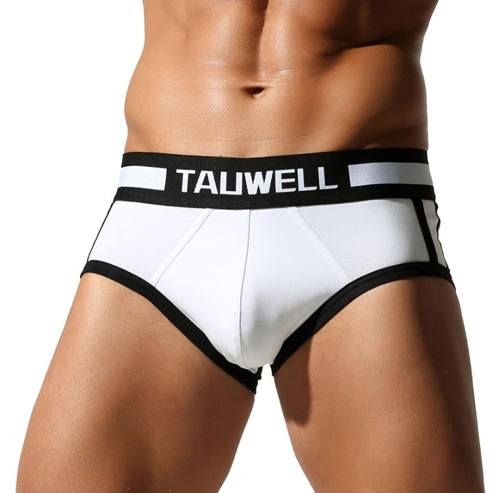 TAUWELL%20%20Men's%20Briefs%20Underwear%20Comfortable%20Stretch%20Fabric%20Stylish%20Waistband%20Design%20Breathable%20Soft%20Intimates%20Trendy%20Modern%20-%20Image%207