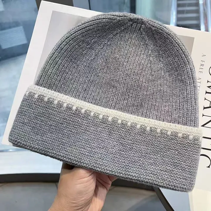 Minimally%20Color%20Blocking%20Striped%20Knitted%20Hats%20For%20Women%20Versatile%20In%20Autumn%20And%20Winter%20Fashionable%20And%20Trendy%20Warm%20Caps%20-%20Image%204