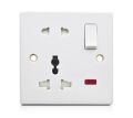 Multifunct ional Universal Socket Wall Light Plug Switch, Heavy-duty 13Aand 20A. 