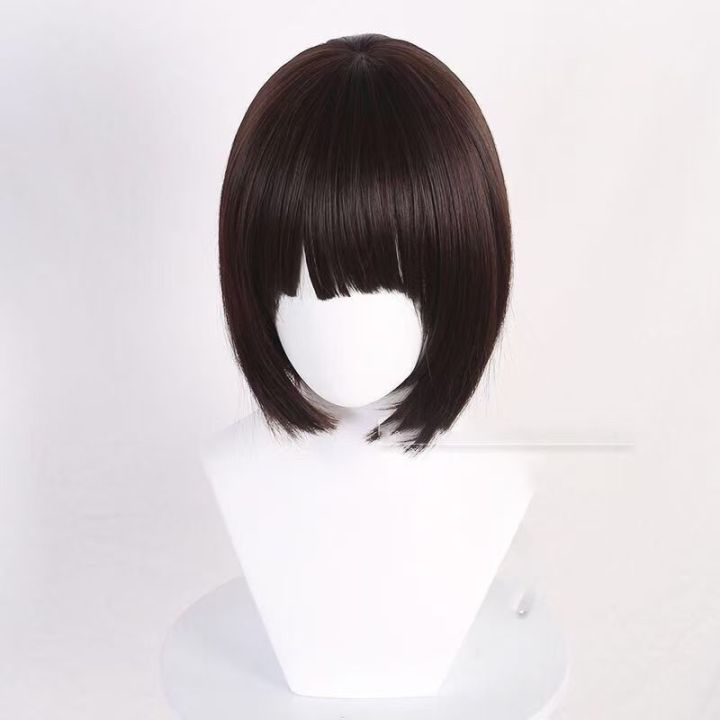 Cosplay%20Megumi%20Kato%20Wig%20for%20Women%20Cosplay%20Wig%20Anime%20%20How%20to%20Raise%20a%20Boring%20Girlfriendfor%20Dark%20Brown%20Bob%20Halloween%20Party%20-%20Image%202