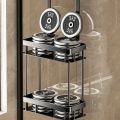 2 Tier Bathroom Storage Rack No Punching Over The Door Shower Caddy Bathroom Hanging Shelf Shower Shelf Bathroom Caddy Organizer. 