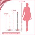 3 Part Pipe - Mop Handle Set - 360° Rotation - Magic Mop (Pink). 