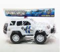 Imported Police Jeep Car - Friction Car push and pull toy for kids. 