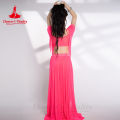Belly Dance Costume Set for Women Half Sleeves Top+mesh AB Stones Long Skirt 2pcs Adult Oriental Belly Dancing Wear Clothing Set.