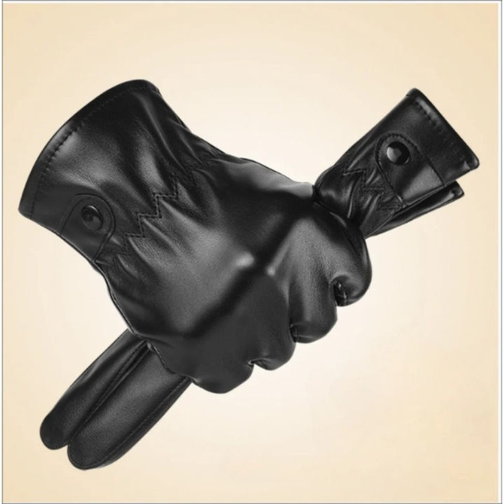 Winter%20Fashion%20Black%20PU%20Leather%20Gloves%20Male%20Thin%20Style%20Driving%20Leather%20Men%20Gloves%20Non-Slip%20Full%20Fingers%20Palm%20Touchscreen%20-%20Image%205