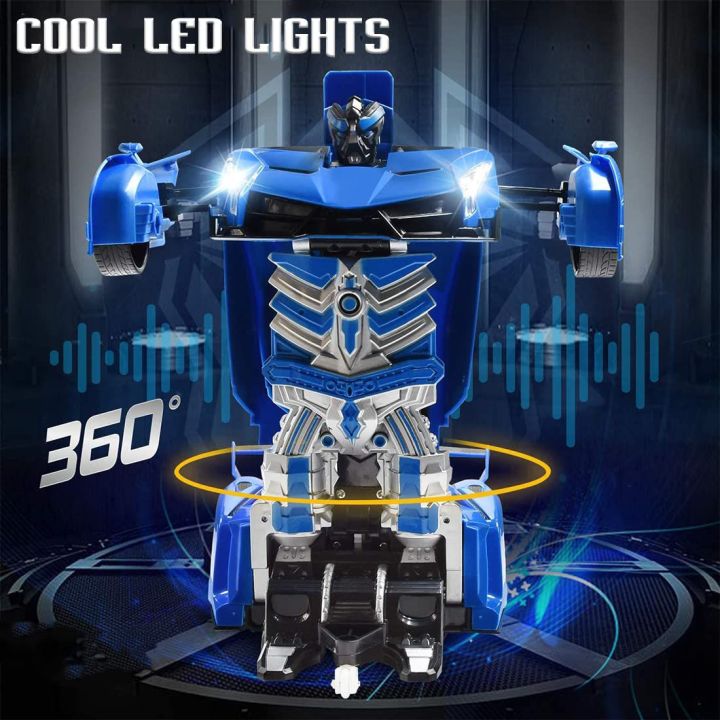 Transformer%20Remote%20Control%20Robot%20Car%20Independent%202.4G%20Robot%20Deformation%20RC%20Car%20Toy%20with%20One%20Key%20Transformation%20&%20360%20Speed%20Drifting%201:18%20Scale%20-%20Blue%20-%20Image%205