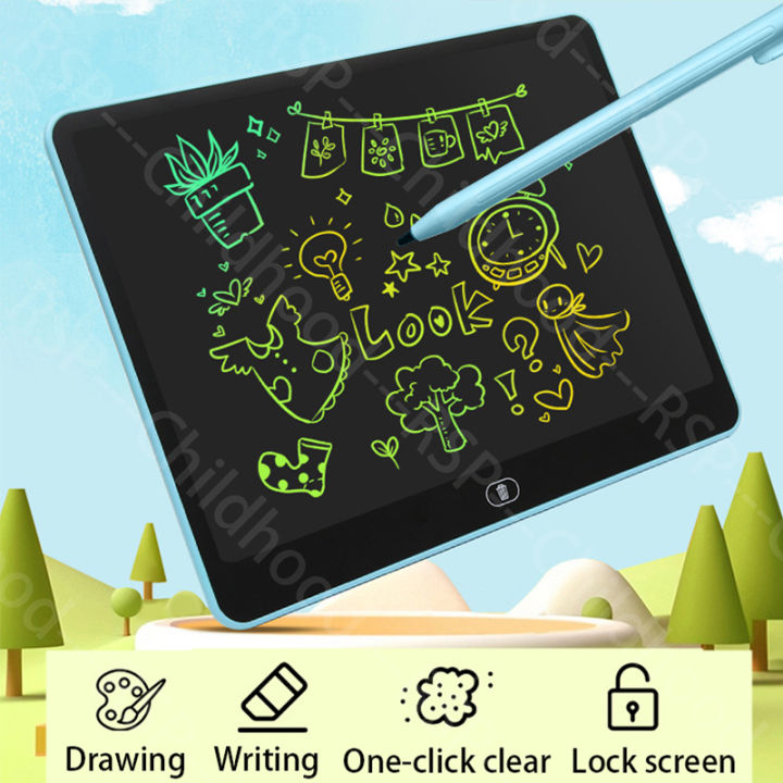 11/13/16%20Inch%20Kids%20Chalkboard%20LCD%20Writing%20Board%20Tablet%20Drawing%20Painting%20Educational%20Toy%20for%20Children%20Aged%203-8%20Years%20Boys%20Girls%20-%20Image%202