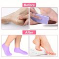 Moisturizing Foot Socks,Silicone Socks for Dry Cracked Feet Women's Foot Socks for Moisturizing,Featuring Massage. 