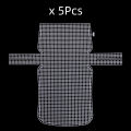 5pc White Plastic Mesh Sheet for DIYKnitting Bag &Creative Woven Art Craft, DIY Liner Bag Material, Durable Weave Design Pattern. 